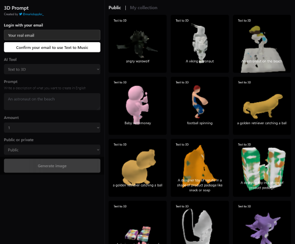 Likely 3D Generation or Visualization Tool