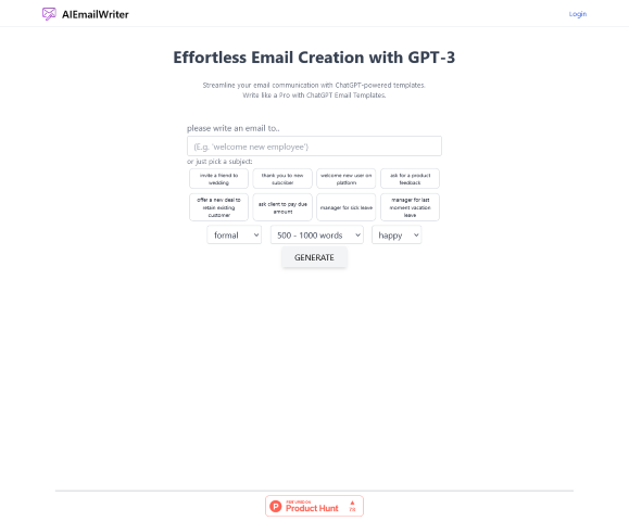 Learn how AI Email Writer leverages GPT-3 technology to streamline the email creation process