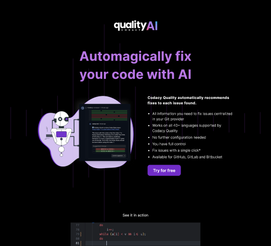 Get to know Codacy Quality AI