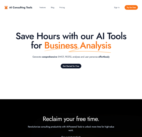 Explore the comprehensive suite of AI Consulting Tools designed to enhance decision-making and data analysis for consultants