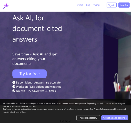 AnyQuestions.ai leverages AI technology to deliver direct answers from your documents and videos. Learn about its features