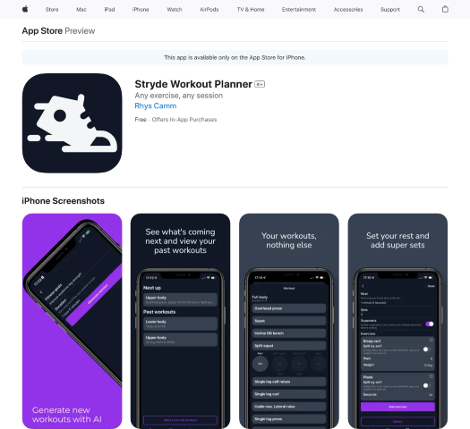 : Learn how the Stryde Workout Planner leverages AI to tailor fitness routines