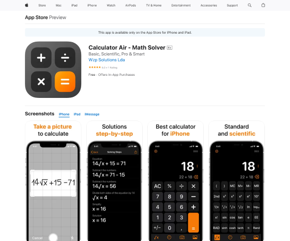 Calculator Air is an AI-powered math-solving app that simplifies complex calculations for students