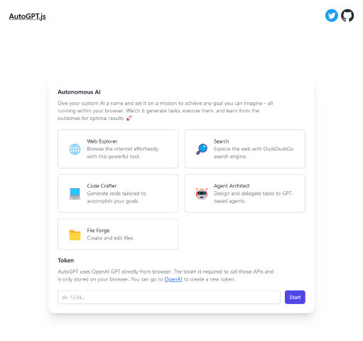 AutoGPT in Browser is a self-reliant AI that adapts to optimize tasks and achieve goals efficiently. Find out its benefits