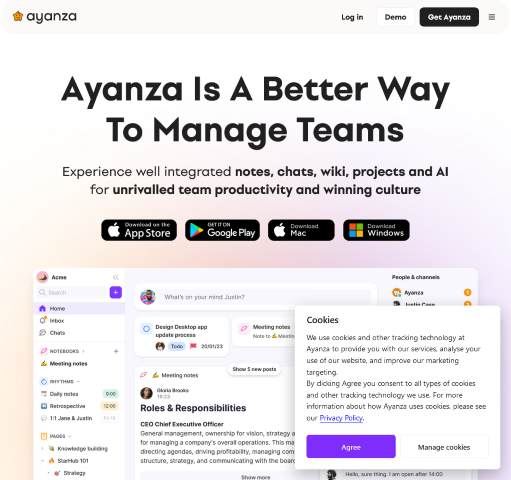 Unveil the power of Ayanza Project Management AI App in enhancing team collaboration and efficiency. Explore its features