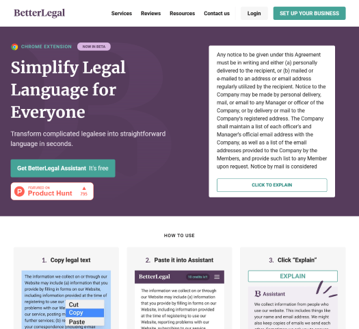 Explore how BetterLegal Assistant uses advanced AI to make legal documents more understandable and entertaining with features like Pirate Mode. Ideal for tech professionals