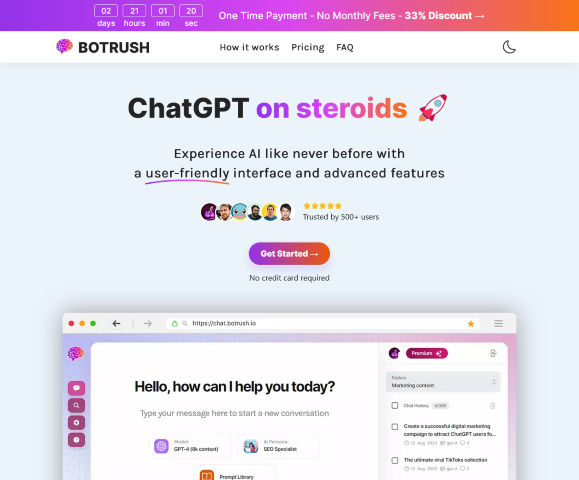 ChatGPT User Interface