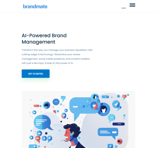 Brandmate empowers businesses to manage brand reputation and online presence effectively through AI-driven solutions.