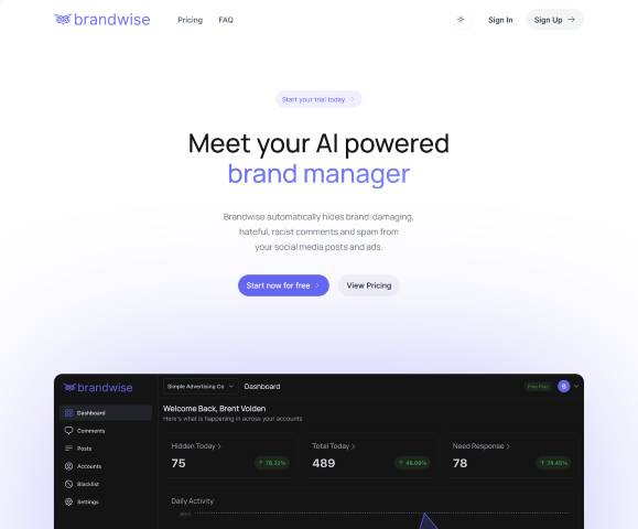 Learn how Brandwise can safeguard your brand's online presence by filtering out negative and spammy content from your social media