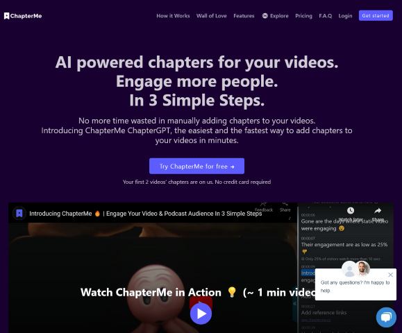 AI Video/Podcast Chapter Generator