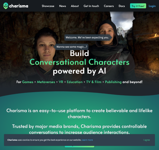 Charisma is revolutionizing interactive storytelling with its AI-powered platform