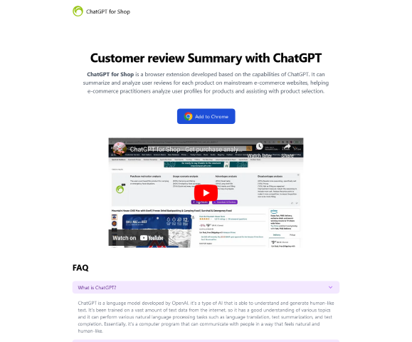 E-commerce & Feedback AI