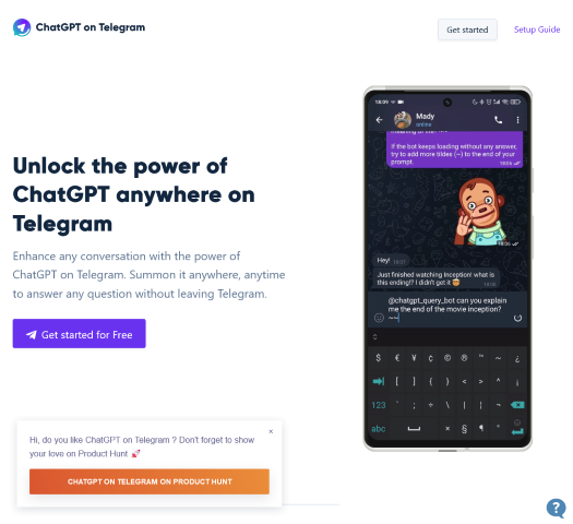 ChatGPT on Telegram integrates advanced AI into your chats