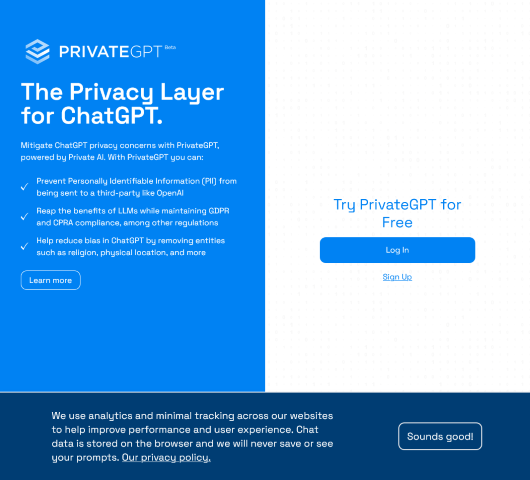 Learn about PrivateGPT