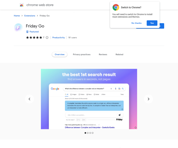 Explore how Friday Go