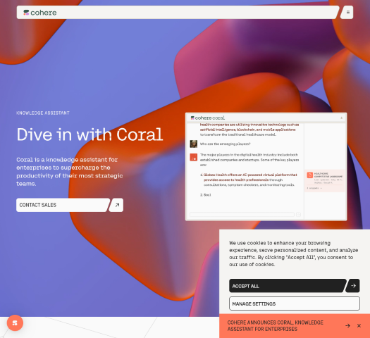 Explore Coral by Cohere