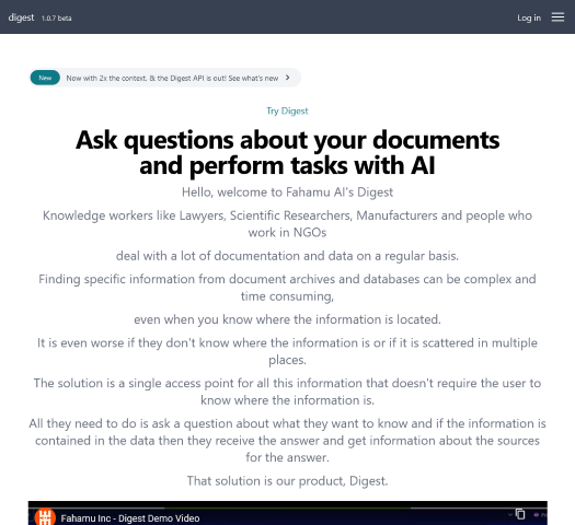 Explore Digest by Fahamu Inc.