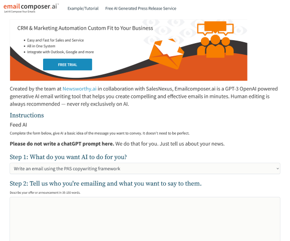 Email Marketing & Content Generation AI