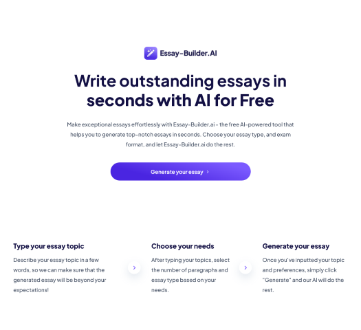 Learn how Essay Builder AI can transform your essay writing process with its advanced AI capabilities. Ideal for students and academics