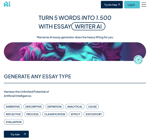 Discover the remarkable AI Essay Writer