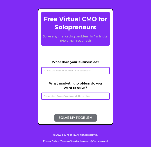 Unleash your marketing potential with the Marketing Idea Generator from FounderPal.ai. Generate innovative marketing ideas quickly and for free. Perfect for marketers and small business owners.