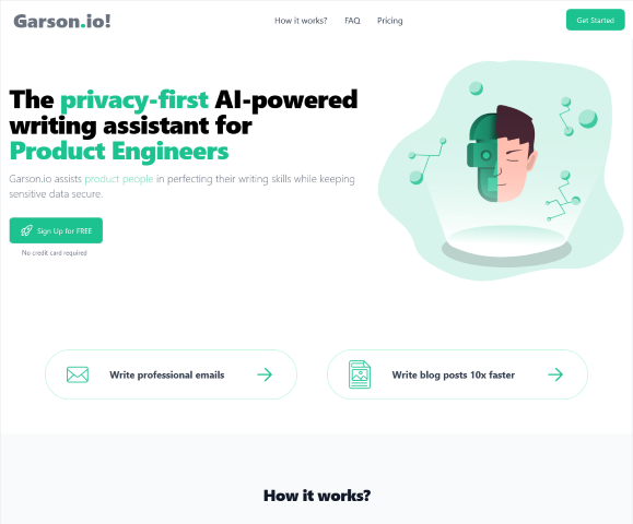 AI Writing Assistant with Privacy Emphasis