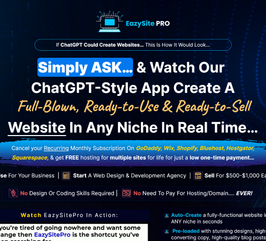 Learn about EazySitePRO
