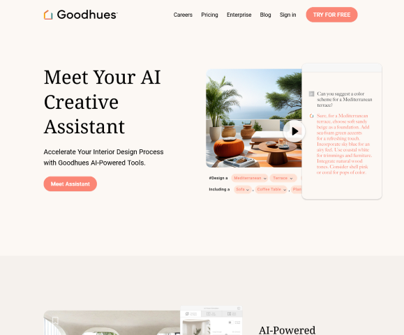 Discover how Goodhues.ai revolutionizes interior design with AI-powered customization