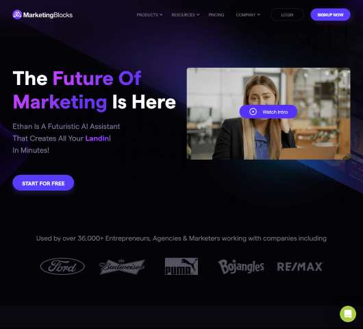 Explore the AI Marketing Assistant from MarketingBlocks.ai