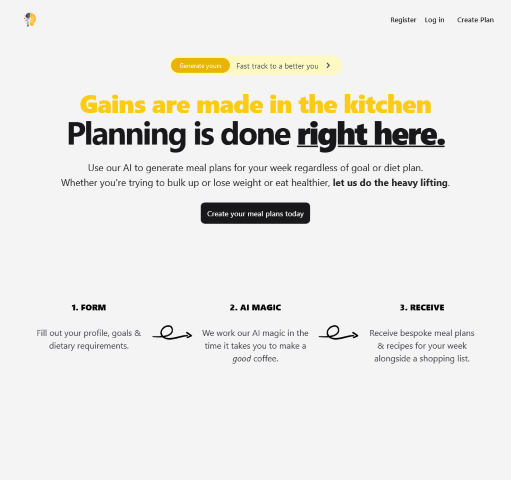 AI Meal Planning
