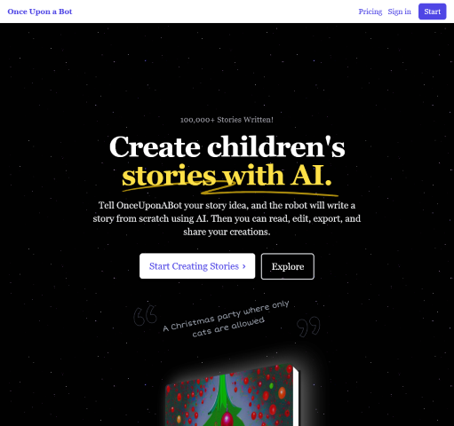 Dive into 'Once Upon a Bot'—an AI app that creates magical children's stories. Find out how it works