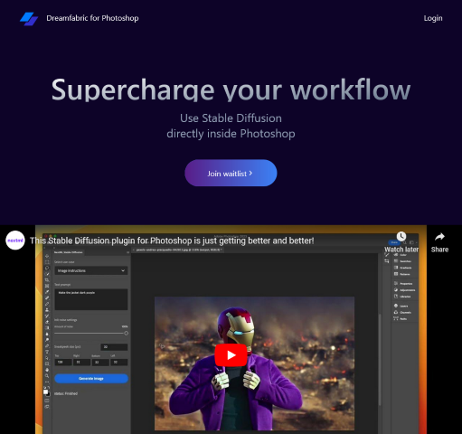 Integrate Stable Diffusion into Photoshop with Dreamfabric