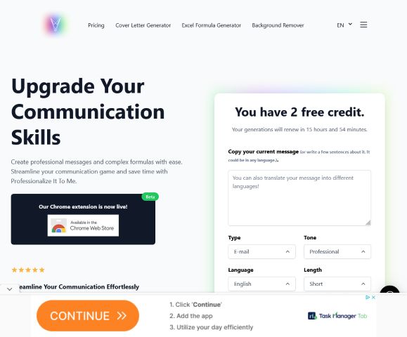 Formal Content Generation & Writing