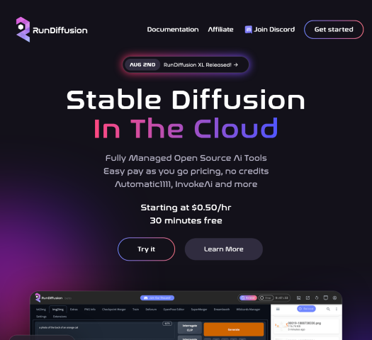 Explore the benefits and features of RunDiffusion