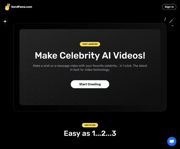 AI-Powered Celebrity Video Generator