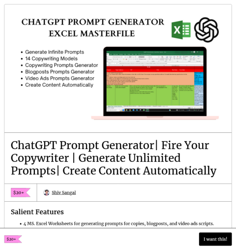 Explore the ChatGPT Prompt Generator
