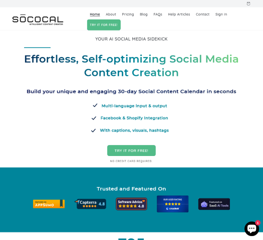 Explore how Sococal.ai leverages AI to create a 30-day social media content calendar