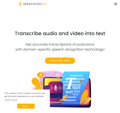 Learn how SpeechText AI uses advanced AI technology to provide efficient and accurate transcription services