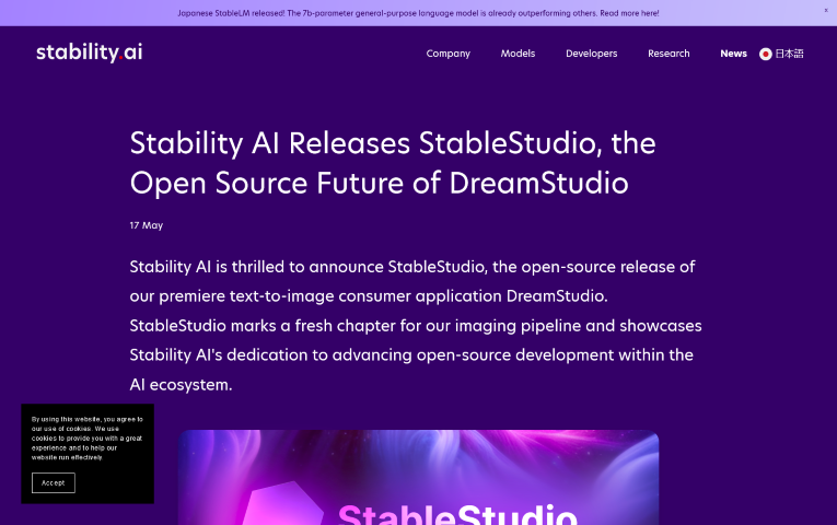 Discover StableStudio