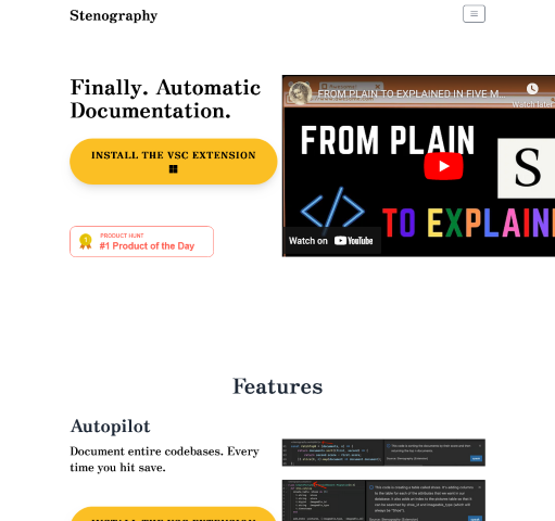 Discover how Stenography simplifies your writing process with AI technology