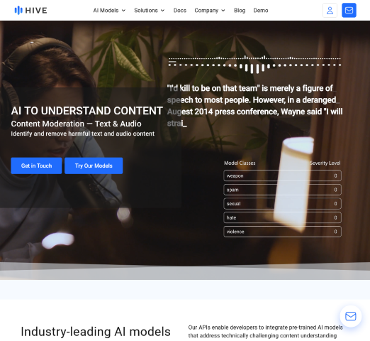 Unlock the power of content understanding and generation with Hive AI. Learn about its features