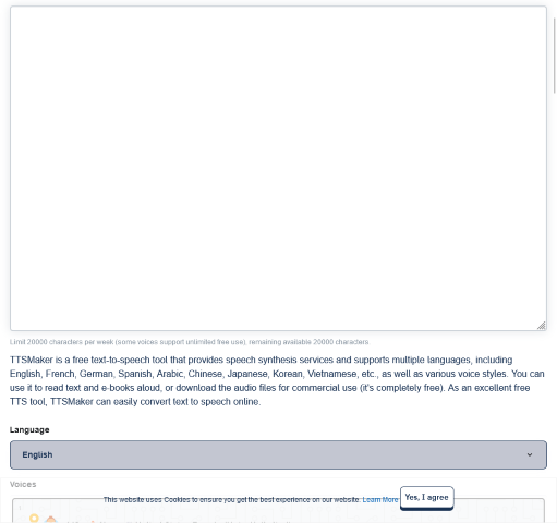 Text-to-Speech Generation
