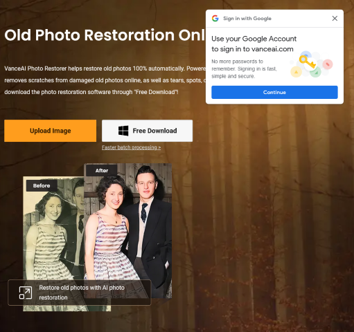 Learn about VanceAI Photo Restorer