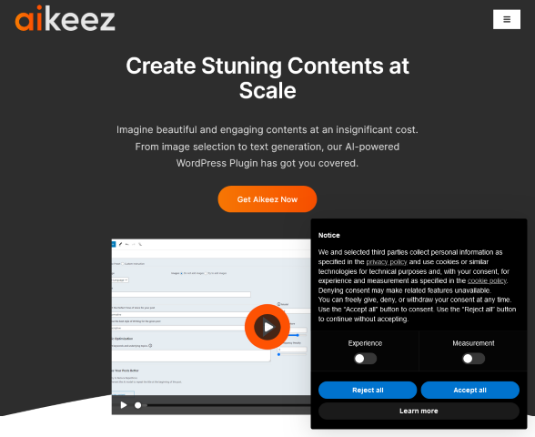 Improve your content strategy with Aikeez