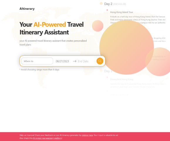 Travel Planning Tool