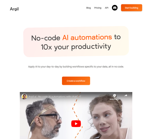 Learn how Argil's no-code AI automations can save you time and boost productivity. Ideal for business professionals