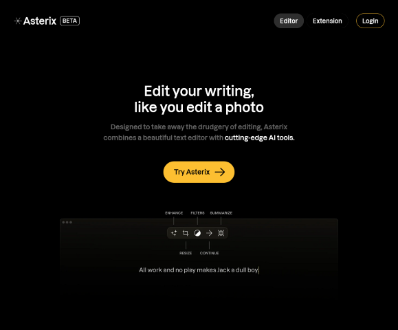 Explore the Asterix Writer app