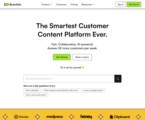 Uncover the future of customer experience with Brainfish. This AI platform transforms every customer interaction into a personalized