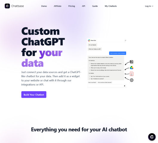 Chatbase provides expert-tailored ChatGPT solutions designed to optimize conversational AI experiences for businesses and AI developers. Explore its features