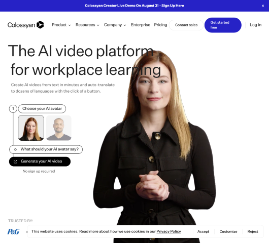Explore Colossyan Creator